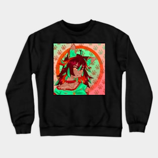 werewolf girl Crewneck Sweatshirt